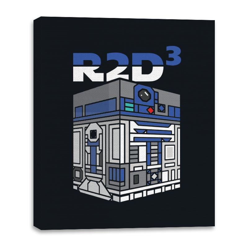 R2Dcubed - Canvas Wraps Canvas Wraps RIPT Apparel 16x20 / Black