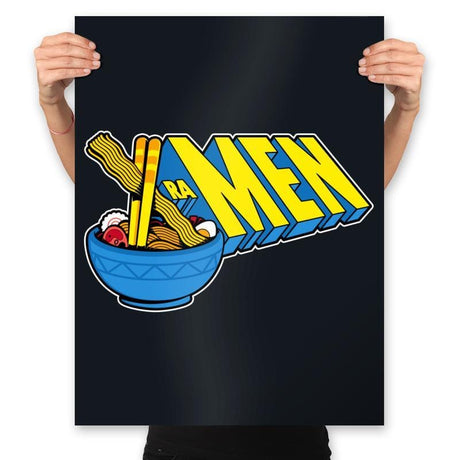 Ra-Men - Prints Posters RIPT Apparel 18x24 / Black