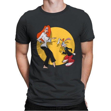 Rabbit Fiction - Mens Premium T-Shirts RIPT Apparel Small / Heavy Metal