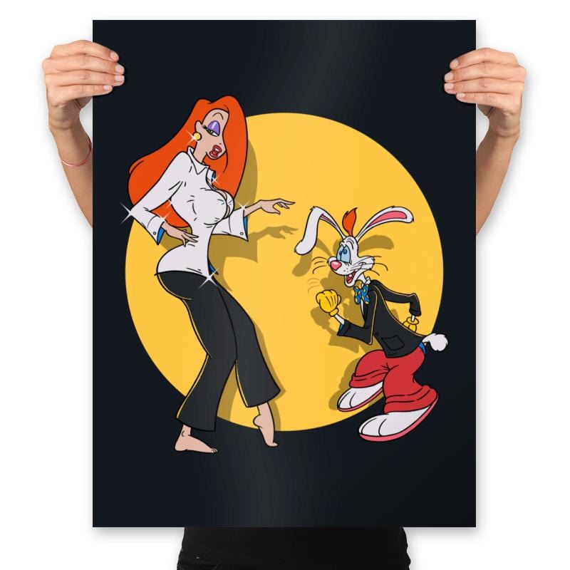 Rabbit Fiction - Prints Posters RIPT Apparel 18x24 / Black