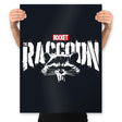 Raccoonisher - Prints Posters RIPT Apparel 18x24 / Black