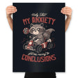 Racing to Conclusions - Prints Posters RIPT Apparel 18x24 / Black