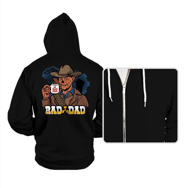 Rad Dad - Hoodies Hoodies RIPT Apparel Small / Black