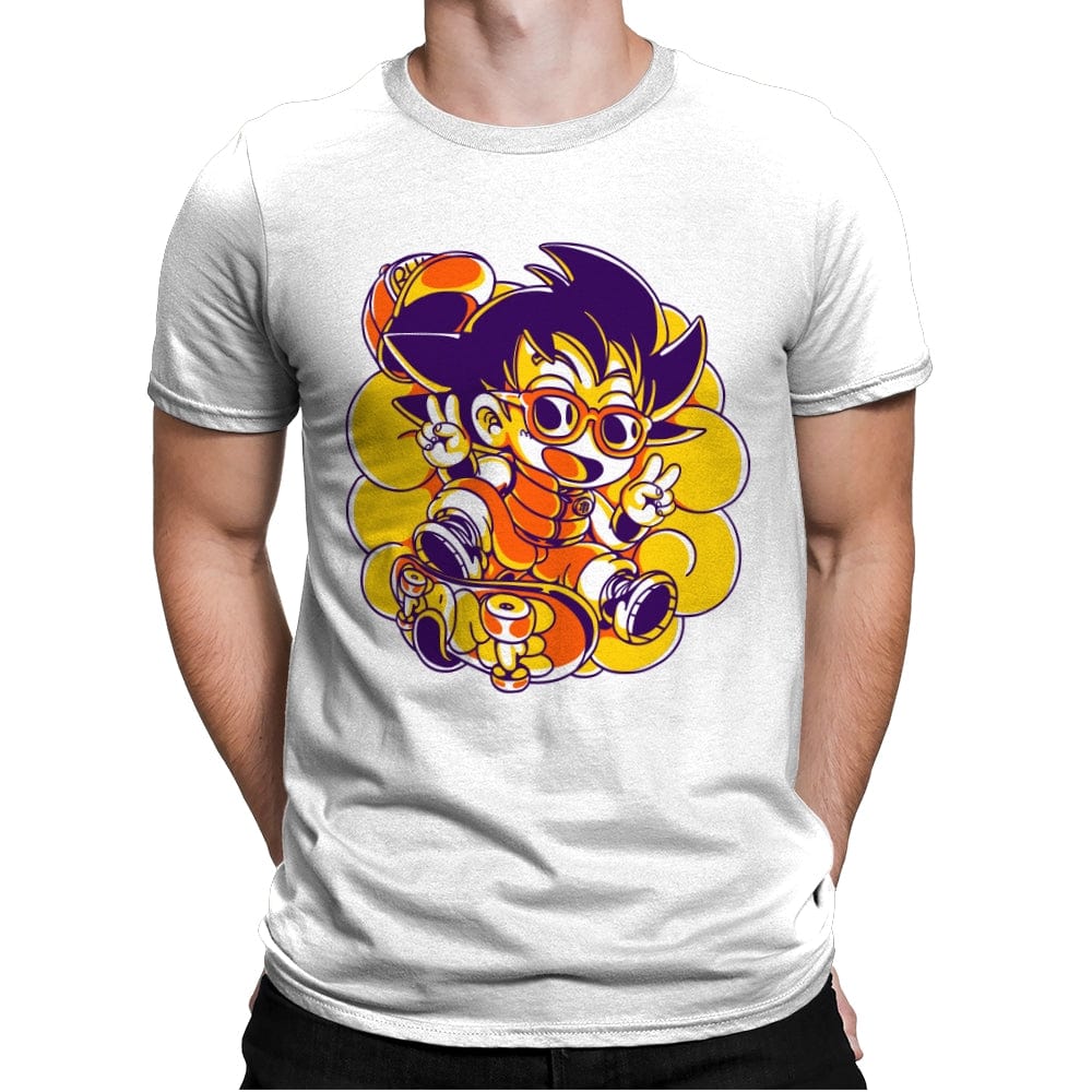 Rad Kid - Mens Premium T-Shirts RIPT Apparel Small / White
