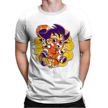 Rad Kid - Mens Premium T-Shirts RIPT Apparel Small / White