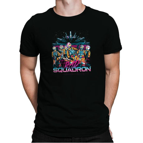 Rad Squadron Exclusive - Mens Premium T-Shirts RIPT Apparel Small / Black