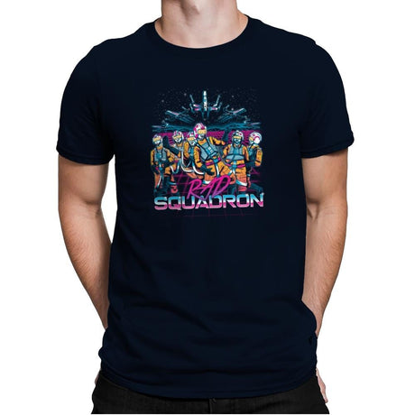 Rad Squadron Exclusive - Mens Premium T-Shirts RIPT Apparel Small / Midnight Navy
