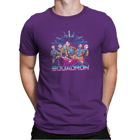 Rad Squadron Exclusive - Mens Premium T-Shirts RIPT Apparel Small / Purple Rush