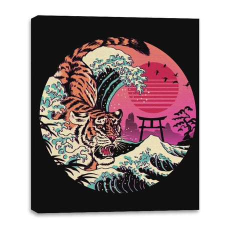 Rad Tiger Wave - Canvas Wraps Canvas Wraps RIPT Apparel