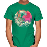 Rad Tiger Wave - Mens T-Shirts RIPT Apparel Small / Kelly Green