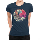 Rad Tiger Wave - Womens Premium T-Shirts RIPT Apparel Small / Midnight Navy