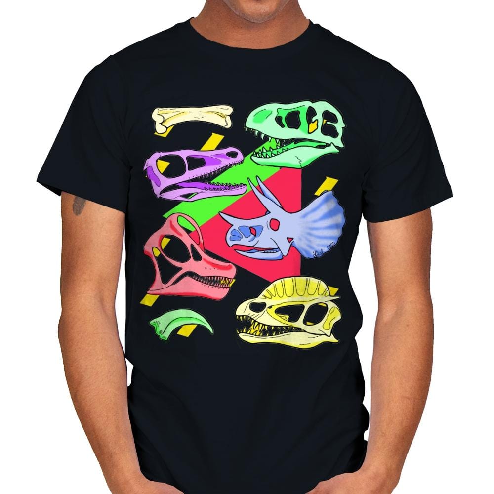 Radical Dinos - Mens T-Shirts RIPT Apparel Small / Black