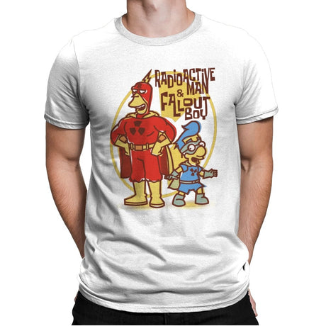 Radioactive Squad - Mens Premium T-Shirts RIPT Apparel Small / White