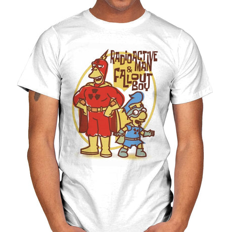 Radioactive Squad - Mens T-Shirts RIPT Apparel Small / White