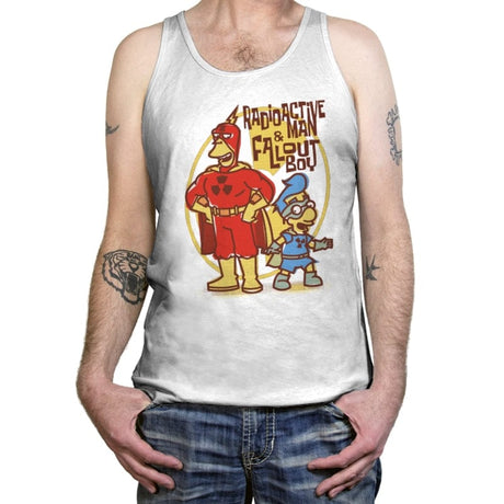 Radioactive Squad - Tanktop Tanktop RIPT Apparel X-Small / White
