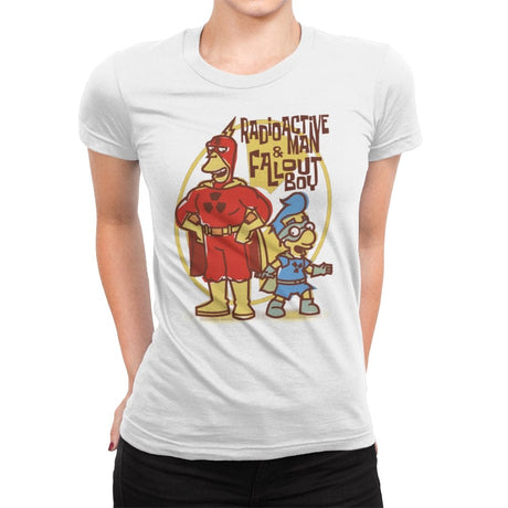 Radioactive Squad - Womens Premium T-Shirts RIPT Apparel Small / White