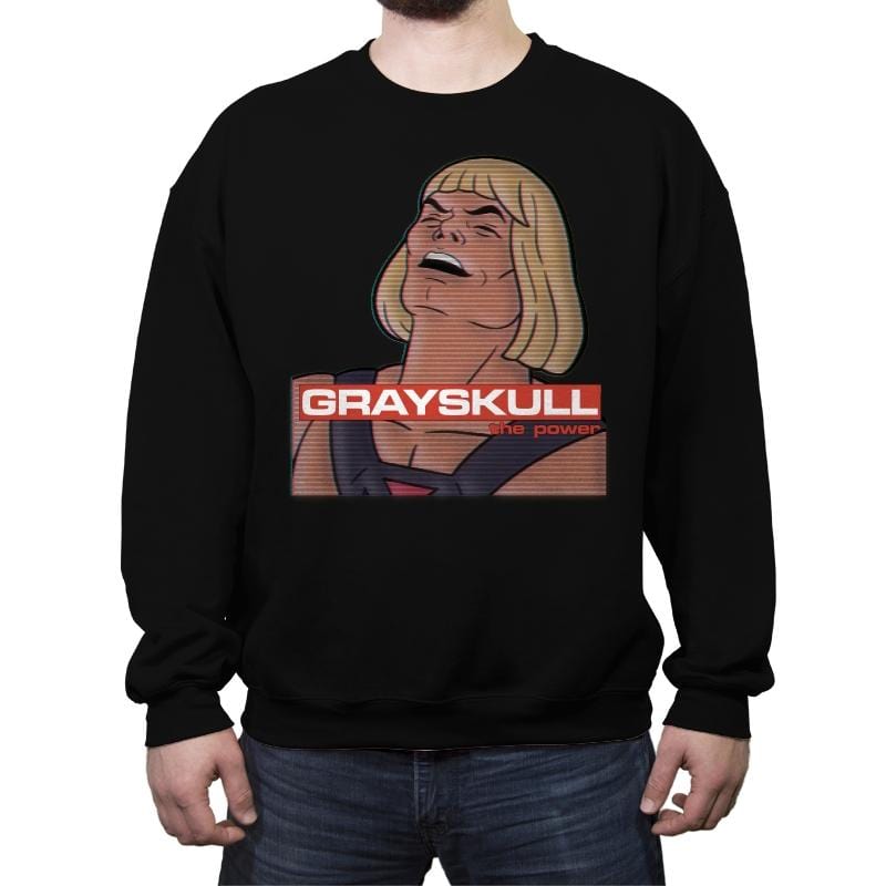 Radioskull - Crew Neck Sweatshirt Crew Neck Sweatshirt RIPT Apparel Small / Black