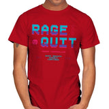 Rage Quit 4 Life - Mens T-Shirts RIPT Apparel Small / Red