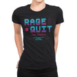 Rage Quit 4 Life - Womens Premium T-Shirts RIPT Apparel Small / Black