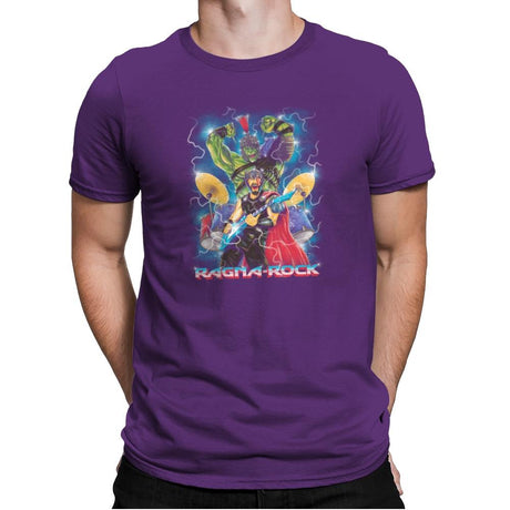 Ragna-Rock Exclusive - Mens Premium T-Shirts RIPT Apparel Small / Purple Rush