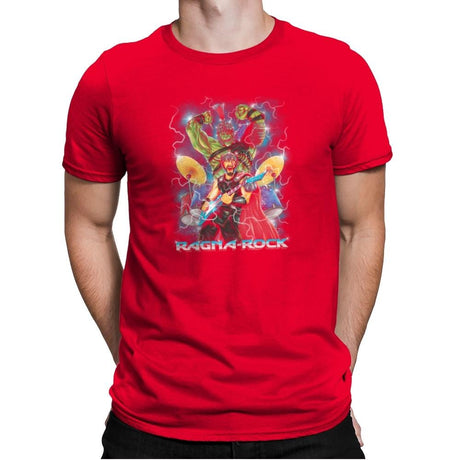 Ragna-Rock Exclusive - Mens Premium T-Shirts RIPT Apparel Small / Red
