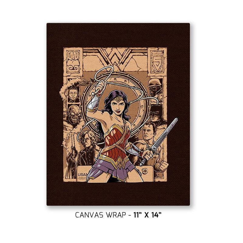 Raider of the Lost Amazon Exclusive - Canvas Wraps Canvas Wraps RIPT Apparel 11x14 inch