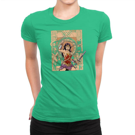 Raider of the Lost Amazon Exclusive - Womens Premium T-Shirts RIPT Apparel Small / Kelly Green