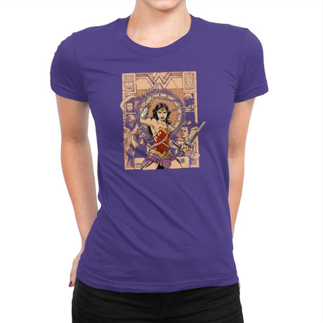 Raider of the Lost Amazon Exclusive - Womens Premium T-Shirts RIPT Apparel Small / Purple Rush