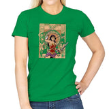 Raider of the Lost Amazon Exclusive - Womens T-Shirts RIPT Apparel Small / Irish Green