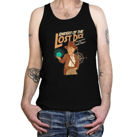 Raiders of the Lost Dice - Tanktop Tanktop RIPT Apparel X-Small / Black