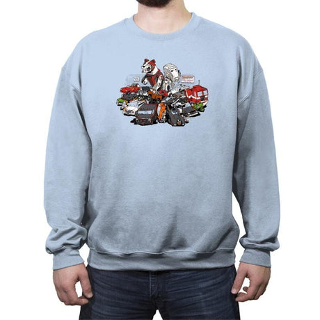 Raiders of the Lost Parts Reprint - Crew Neck Sweatshirt Crew Neck Sweatshirt RIPT Apparel