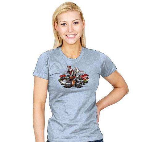 Raiders of the Lost Parts Reprint - Womens T-Shirts RIPT Apparel Small / Baby Blue