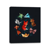 Raimbow Origami - Canvas Wraps Canvas Wraps RIPT Apparel 11x14 / Black