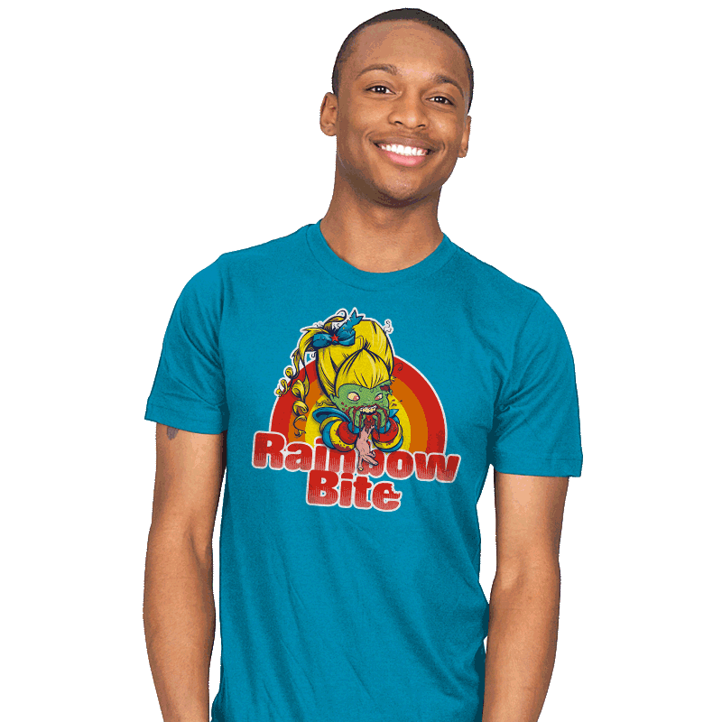 Rainbow Bite - Mens T-Shirts RIPT Apparel