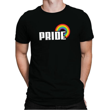 Rainbow by Pride Exclusive - Pride - Mens Premium T-Shirts RIPT Apparel Small / Black