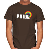 Rainbow by Pride Exclusive - Pride - Mens T-Shirts RIPT Apparel Small / Dark Chocolate