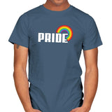 Rainbow by Pride Exclusive - Pride - Mens T-Shirts RIPT Apparel Small / Indigo Blue