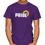 Rainbow by Pride Exclusive - Pride - Mens T-Shirts RIPT Apparel Small / Purple