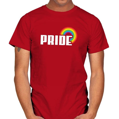 Rainbow by Pride Exclusive - Pride - Mens T-Shirts RIPT Apparel Small / Red