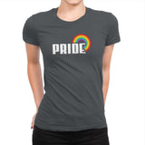 Rainbow by Pride Exclusive - Pride - Womens Premium T-Shirts RIPT Apparel Small / Heavy Metal