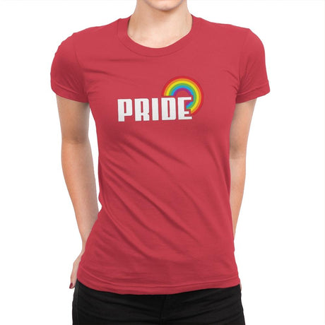 Rainbow by Pride Exclusive - Pride - Womens Premium T-Shirts RIPT Apparel Small / Red