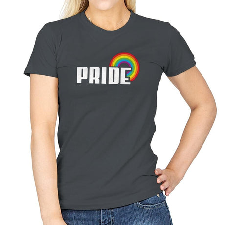 Rainbow by Pride Exclusive - Pride - Womens T-Shirts RIPT Apparel Small / Charcoal