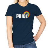 Rainbow by Pride Exclusive - Pride - Womens T-Shirts RIPT Apparel Small / Navy