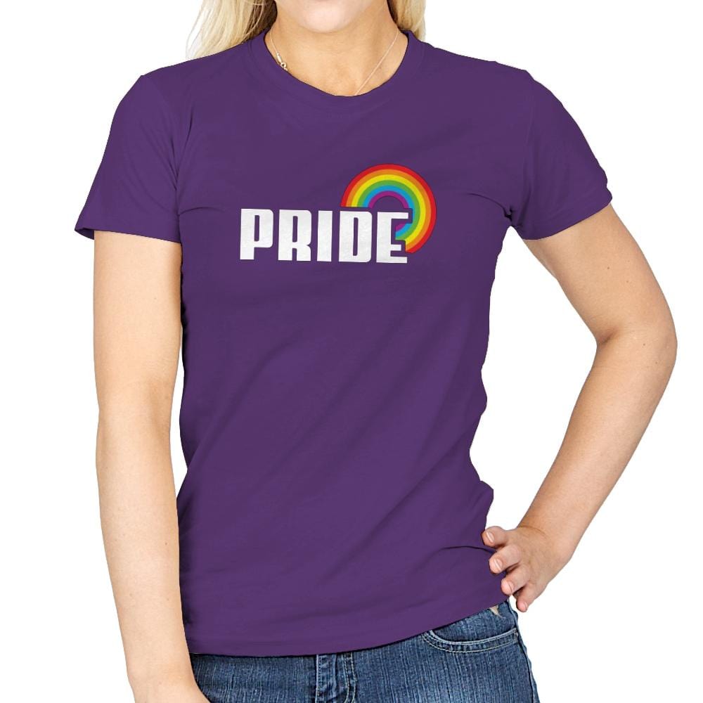 Rainbow by Pride Exclusive - Pride - Womens T-Shirts RIPT Apparel Small / Purple