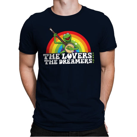 Rainbow Connection - Mens Premium T-Shirts RIPT Apparel Small / Midnight Navy