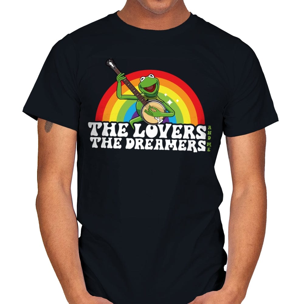 Rainbow Connection - Mens T-Shirts RIPT Apparel Small / Black