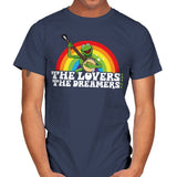 Rainbow Connection - Mens T-Shirts RIPT Apparel Small / Navy