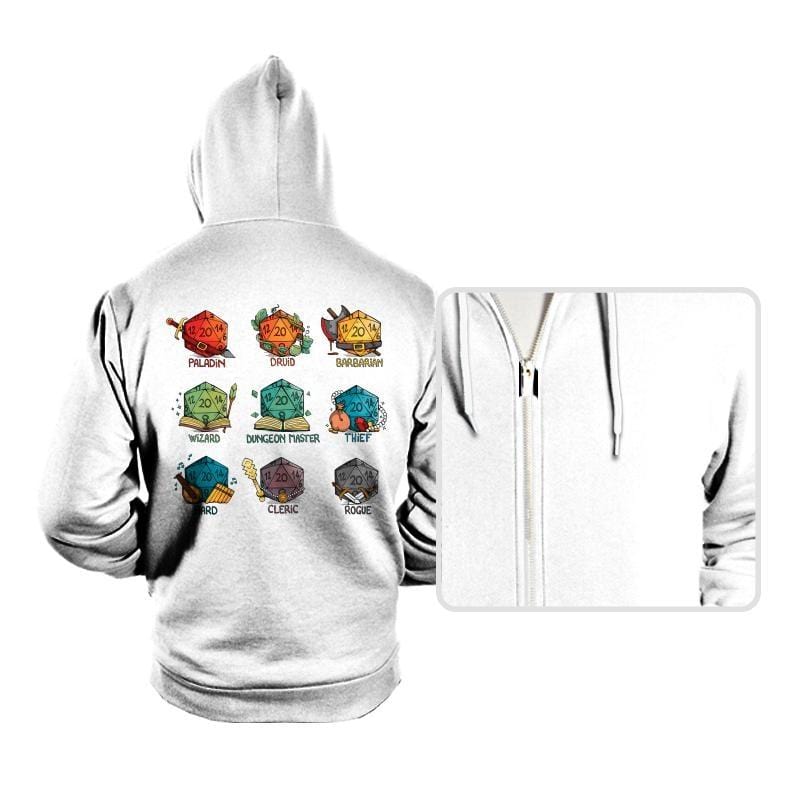 Rainbow Dice - Hoodies Hoodies RIPT Apparel Small / White