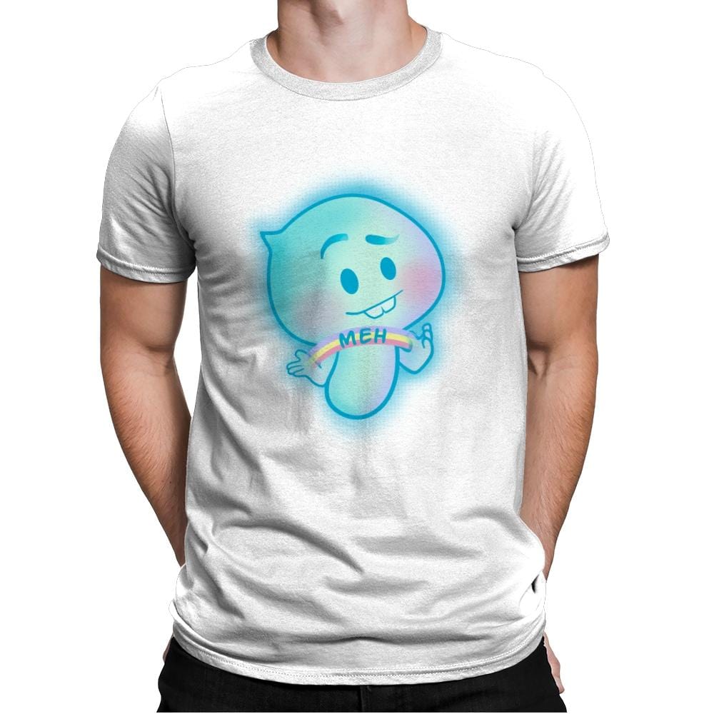 Rainbow Meh - Mens Premium T-Shirts RIPT Apparel Small / White