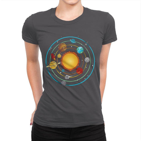 Rainbow System - Womens Premium T-Shirts RIPT Apparel Small / Heavy Metal